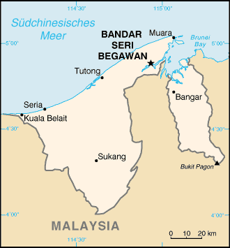 Brunei Map